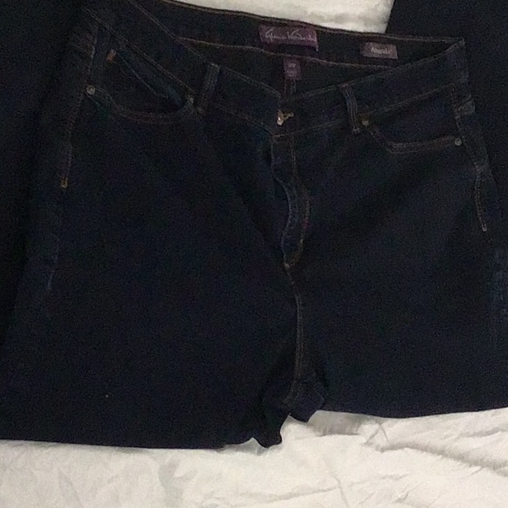 Gloria Vanderbilt Woman's Navy Relaxed Jeans